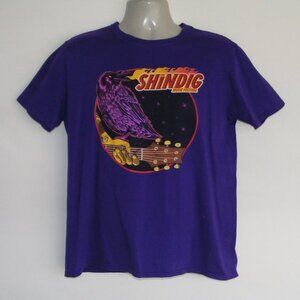 Shindig Music Festival Staff Shirt L Purple Janes Addiction 2014 Baltimore MD